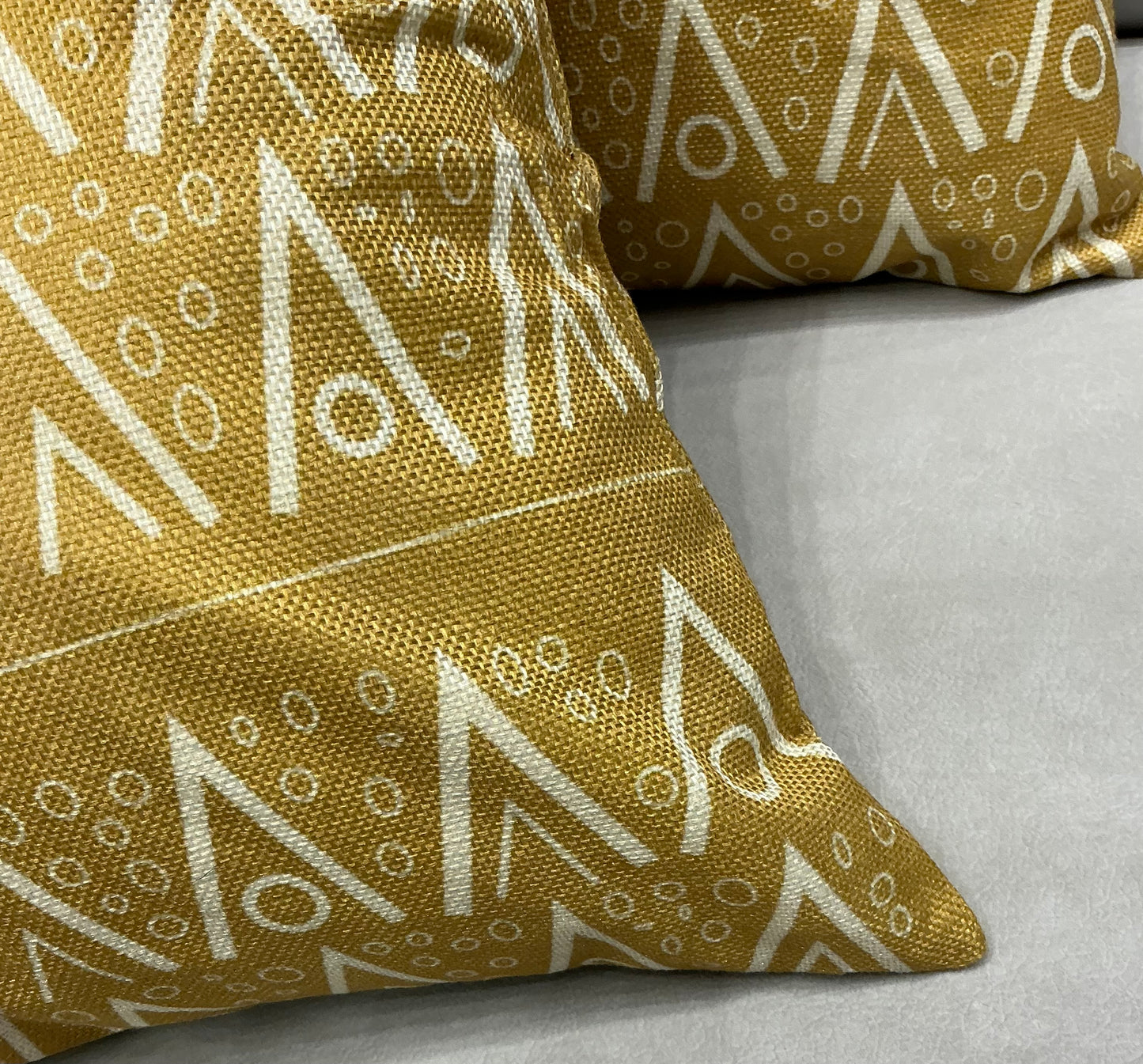 Mustard Yellow Throw Pillow