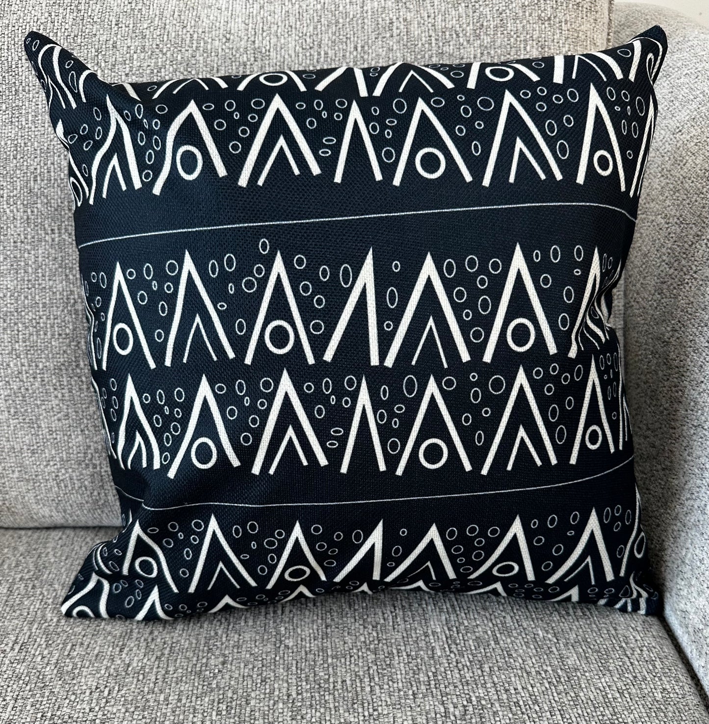 Black & White Throw Pillow