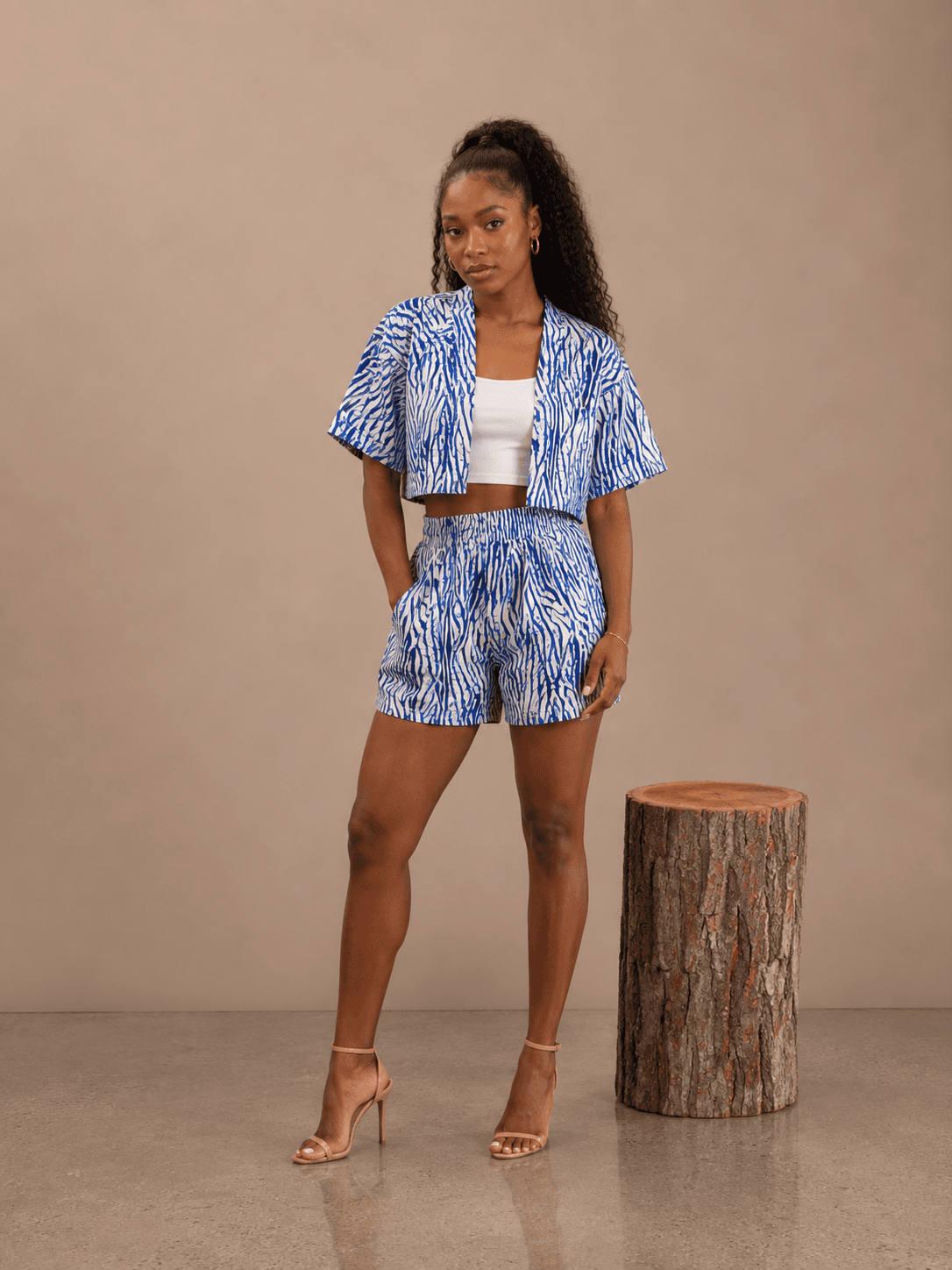 Ajoke - Cropped Kimono