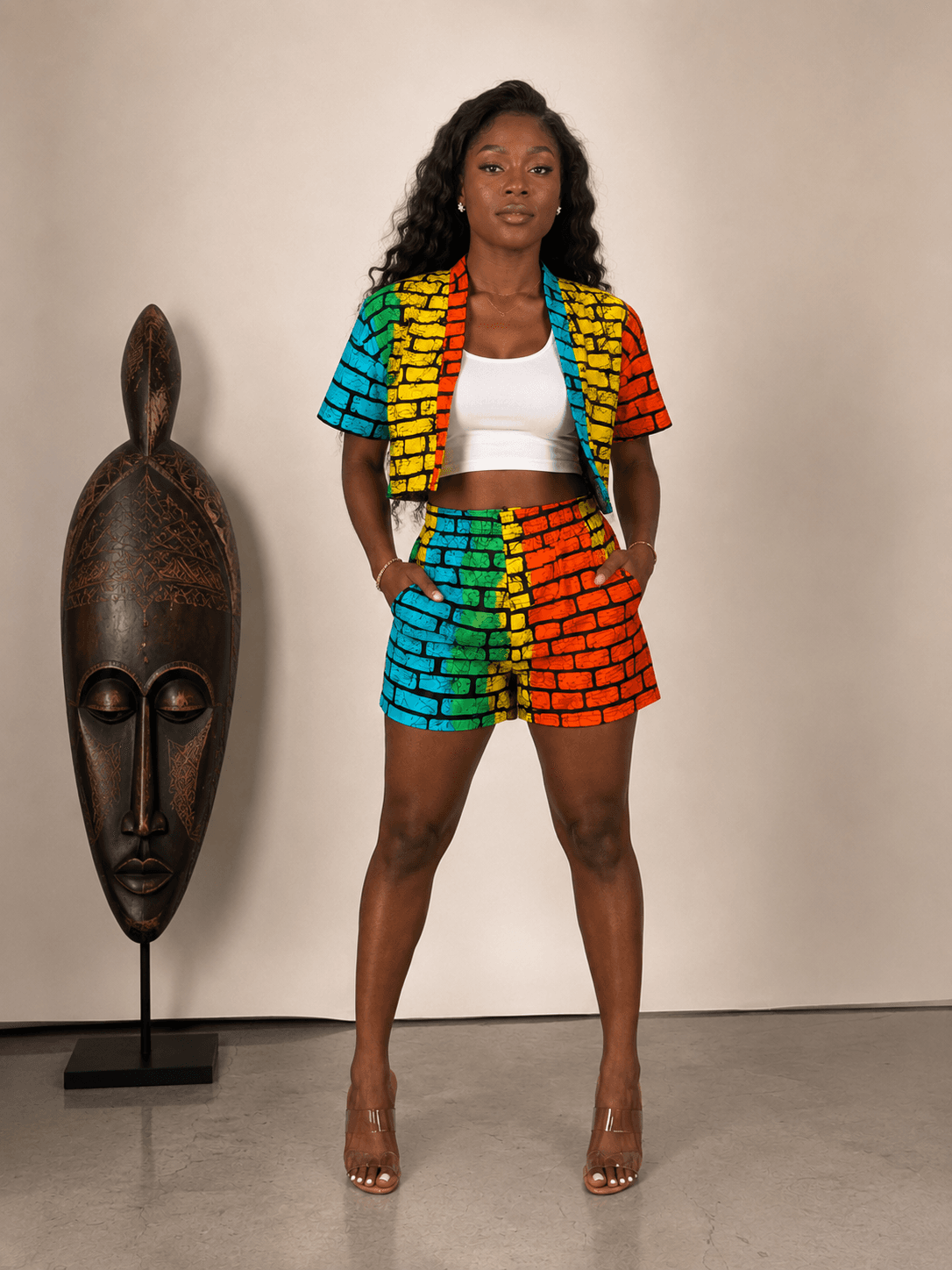 Omolara - Cropped Kimono