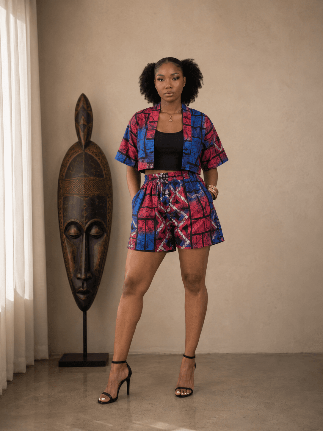 Arike - Cropped Kimono