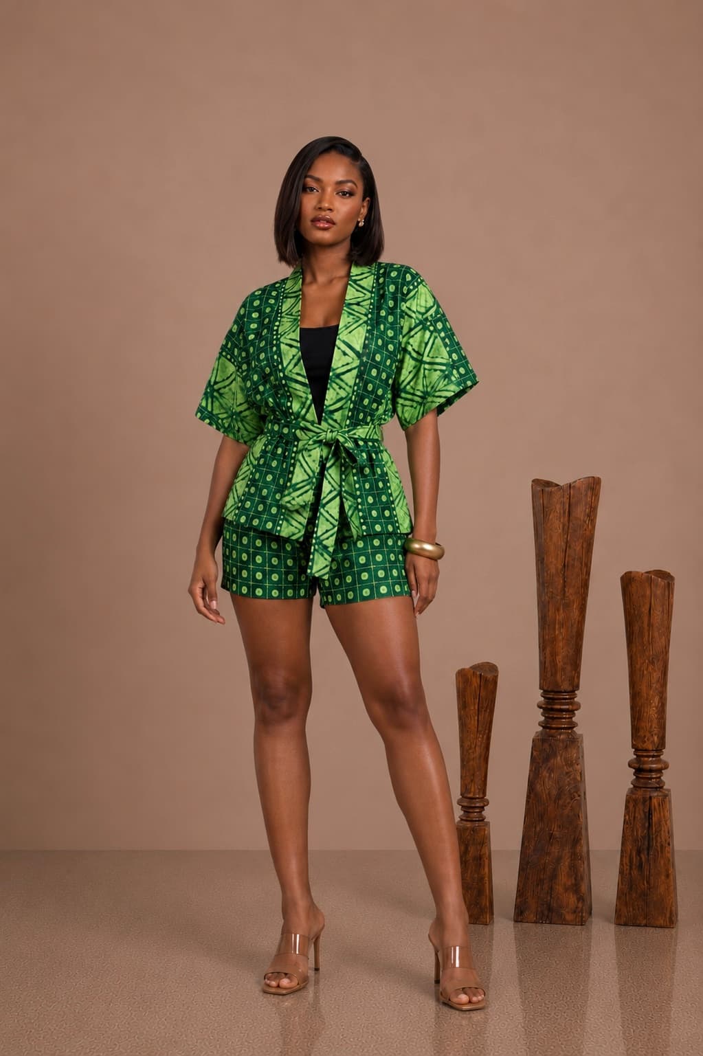 Jumoke Kimono With Belt