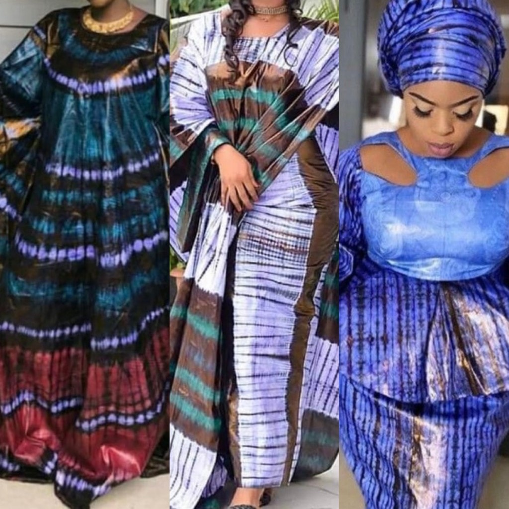 Women wearing Kampala fabric in traditional African dress