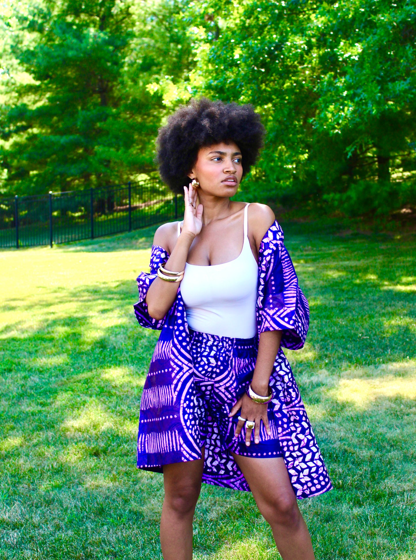 Adire - Kimono Top