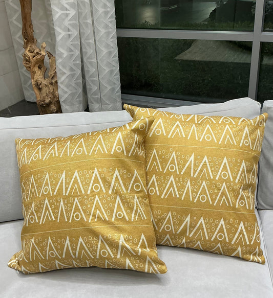 Mustard Yellow Throw Pillow